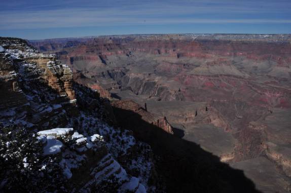 A vista majestosa do Grand Canyon, no estado do Arizona, nos Estados Unidos